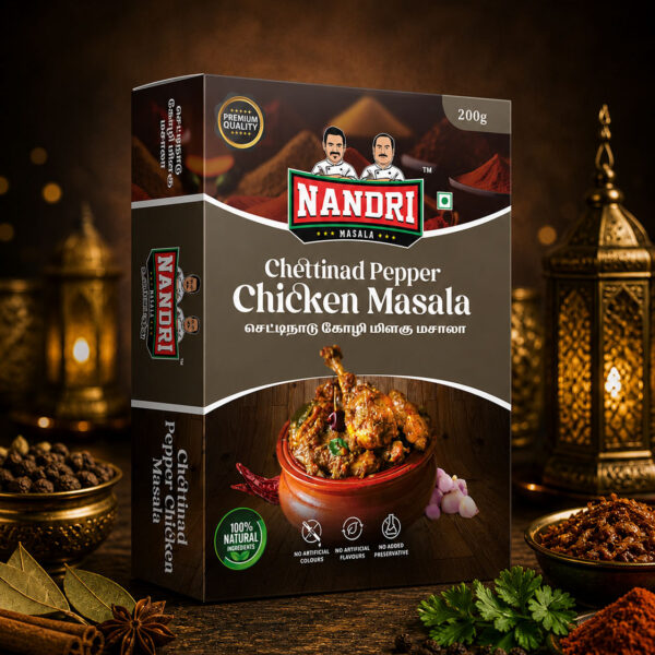 Chettinad Pepper Chicken Masala
